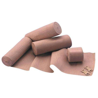 Bandage Flex-Master 4"x5yd Stretch Cotton/Elastic Clip Closure LF NS 10/PK - Surgical Supplies NY